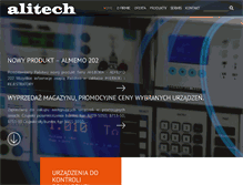 Tablet Screenshot of alitech.com.pl